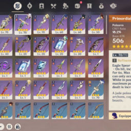 ❤️EU AR52 ❤️ 5 stars*11 RAIDEN SHOGUN❤️ZHONGLI❤️NAVIA❤️FURINA❤️ARATAKI ITTO❤️KINICH❤️DEHYA❤️QIQI(C1)❤️DILUC❤️TIGHNARI❤️PRIMORDIAL JADE WINGED-SPEAR ❤️ 1